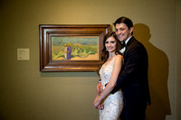 Bride & Groom in the Art Gallery